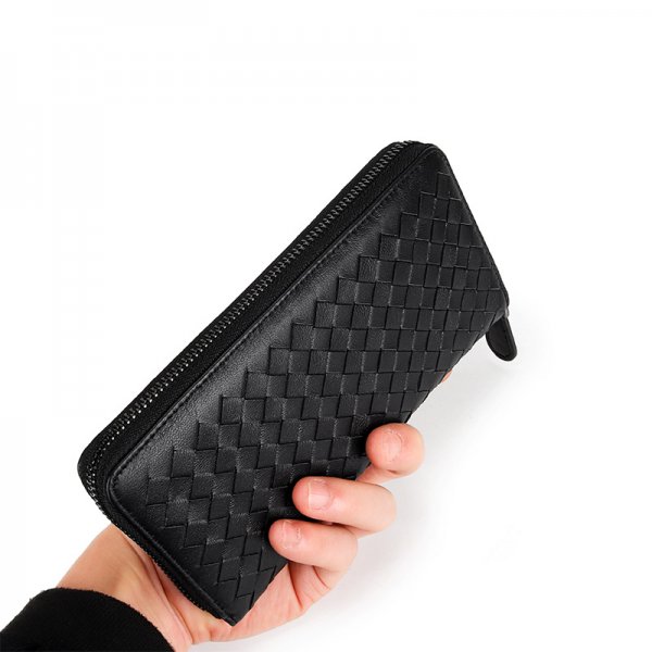 Korean Style Fashion Wallet Large Capacity Men's Zipper Handbag