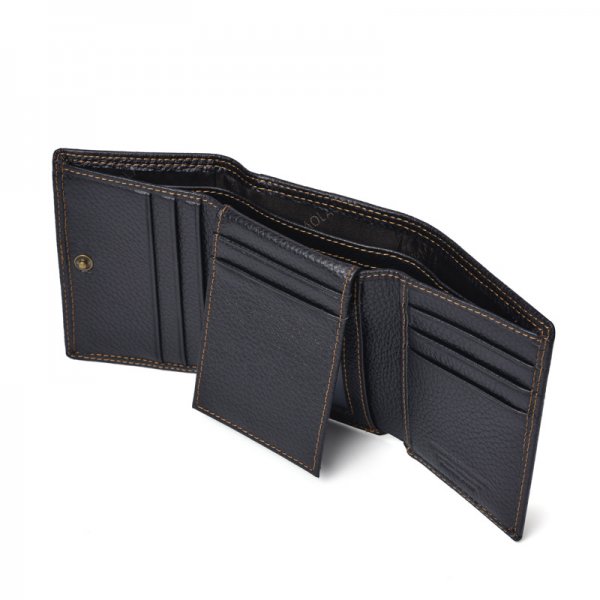 Men Fashion Leather Shield Anti Theft Wallet